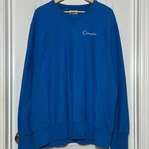 Champion x Todd Snyder 100% Cotton Made in Canada Royal Blue Crewneck Sweatshirt
